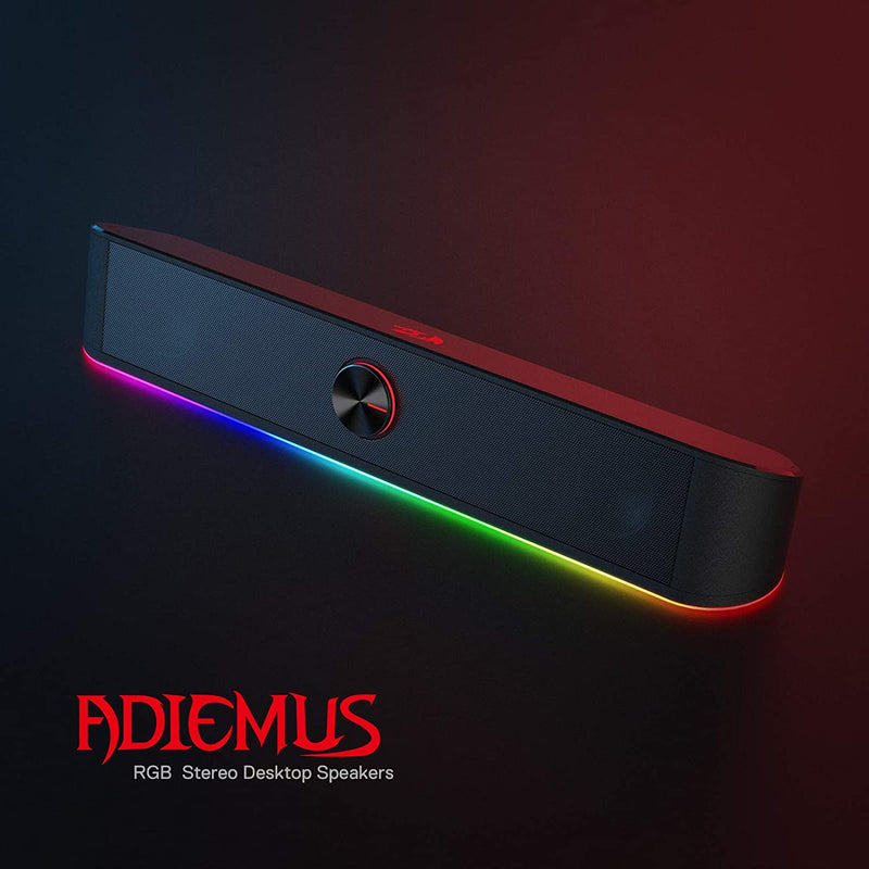 ADIEMUS GS560 -  RGB 2.0 Channel USB  Wired Soundbar