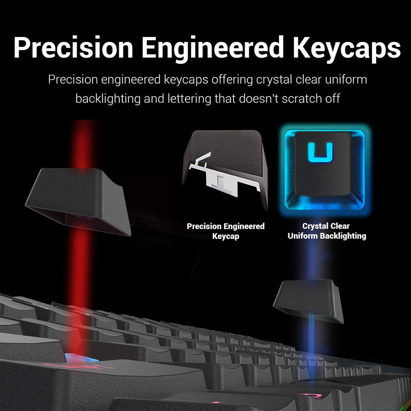 Vara K551 Rainbow- Precision Engineered Keycaps