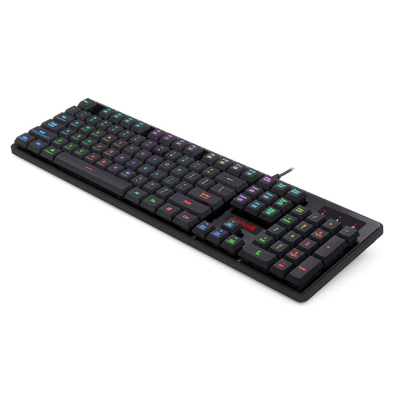 (RENEWED) DYAUS PRO K509-1 :- 104 Keys RGB Wired Keyboard without side LED (Mechanical Feel)