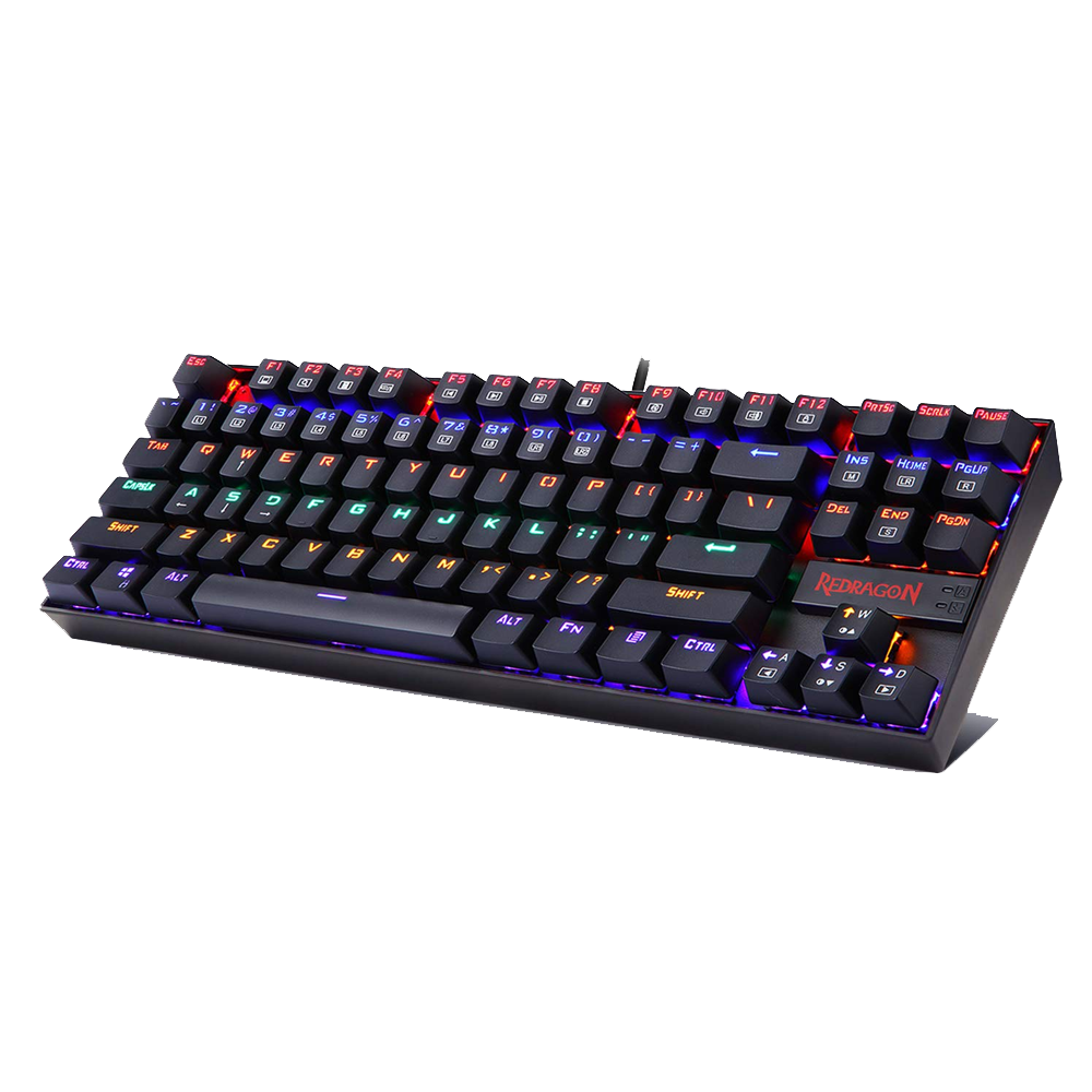 Custom Ombre Backlit Redragon K552 Mechanical Gaming Keyboard selling RGB LED Rainbow Ba