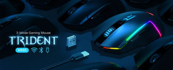 Redragon Launches 3-Mode Rechargeable Rgb Gaming Mouse ‘Trident Pro M693’