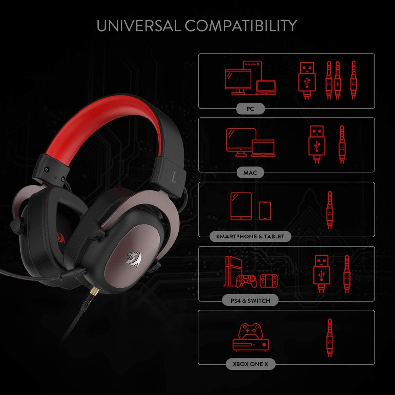 Zeus H510-1 - Wired Gaming Headphone with Surround Sound