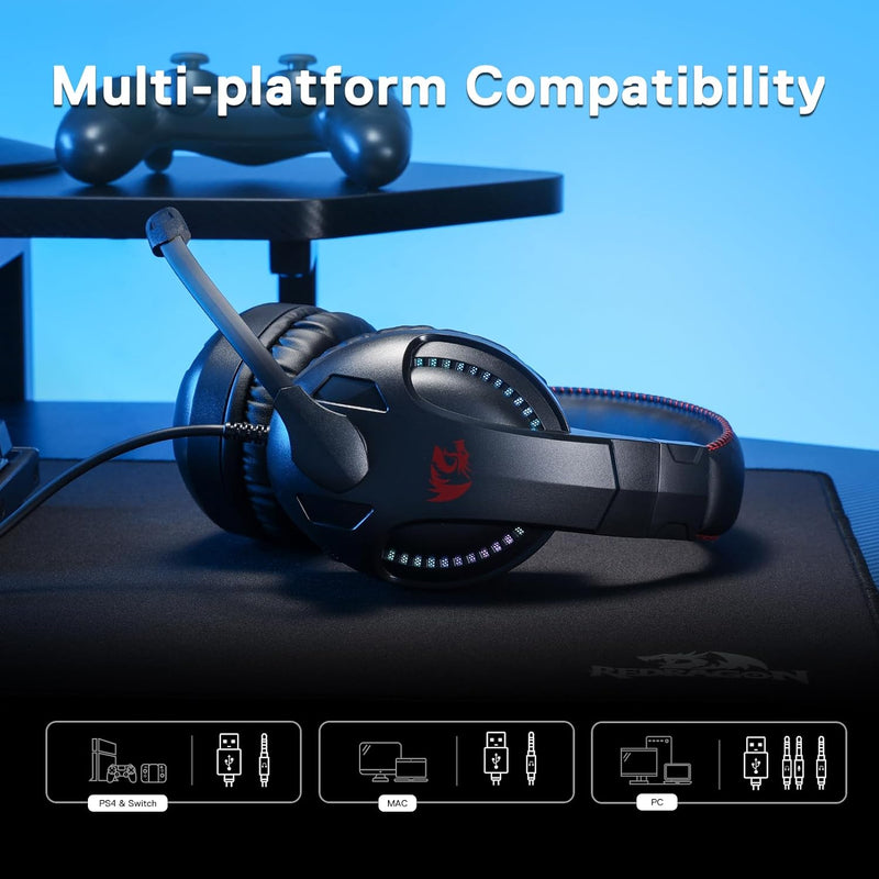 Cronus H211 - Wired Gaming Headset with Stereo Surround Sound