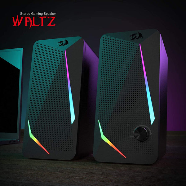 Unboxed -  WALTZ GS510- RGB 2.0 Channel Gaming Wired Desktop Speakers