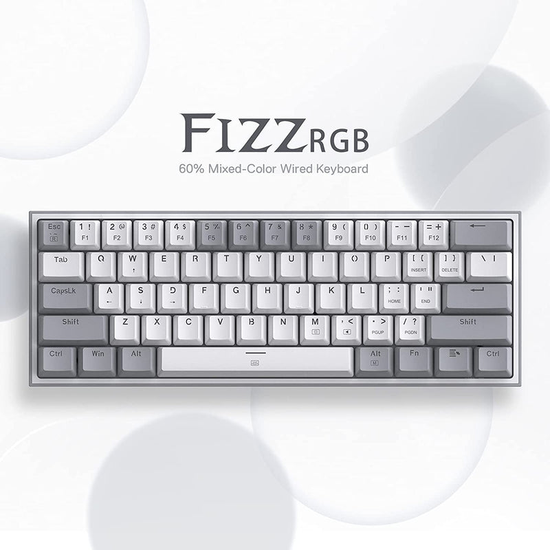 (RENEWED) K617 White And Grey (Mechnical)