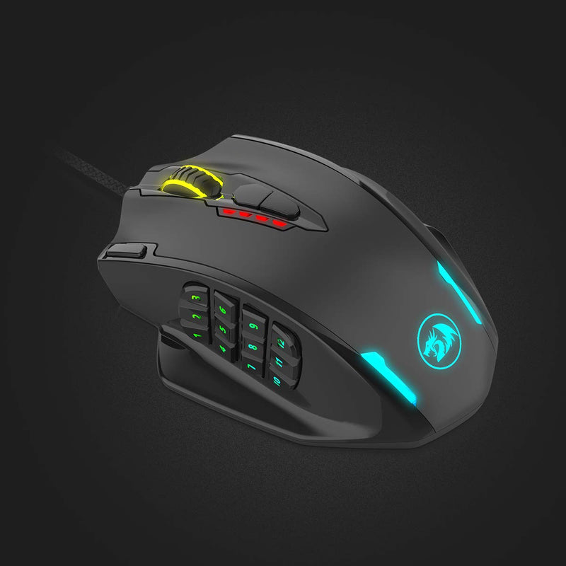 Impact M908 RGB Wired Mouse with Weights