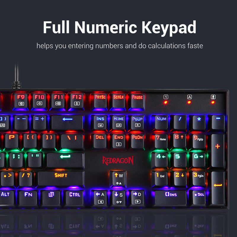 Vara K551 Rainbow- Full Numeric Keypad