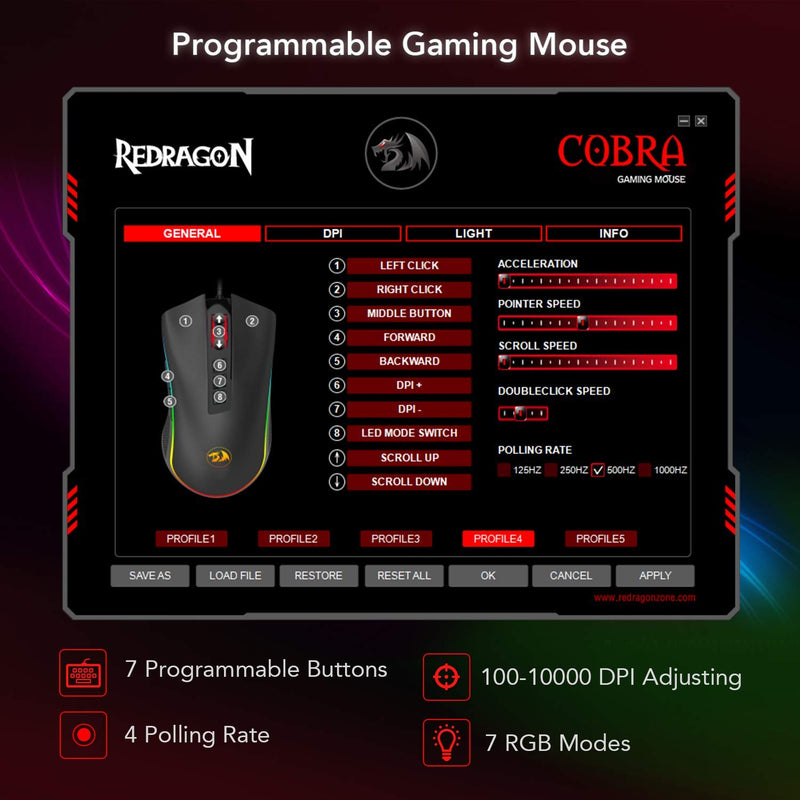 Cobra M711 Gaming Mouse